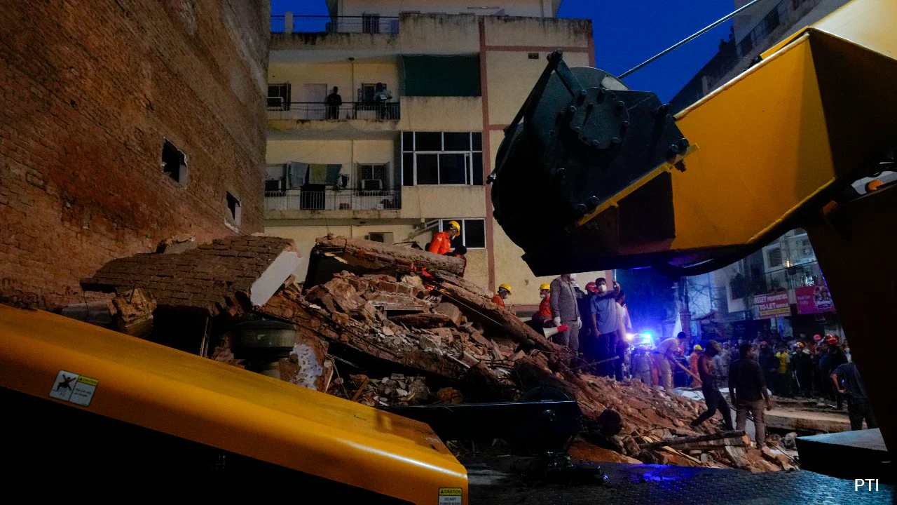 What Led To Delhi Building Collapse — Debris In Basement, Wall Removed