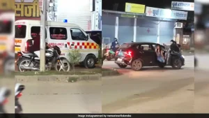 Video: Jaipur Woman Blocks Road To Film Argument, Ambulance Carrying Patient Stuck Behind