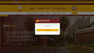 Earlier reporting noted: GATE 2027 Registration: The Indian Institute of Technology (IIT)