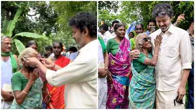 Chellam, overwhelmed with joy following Vijay's gesture, said that he looked “just like he does