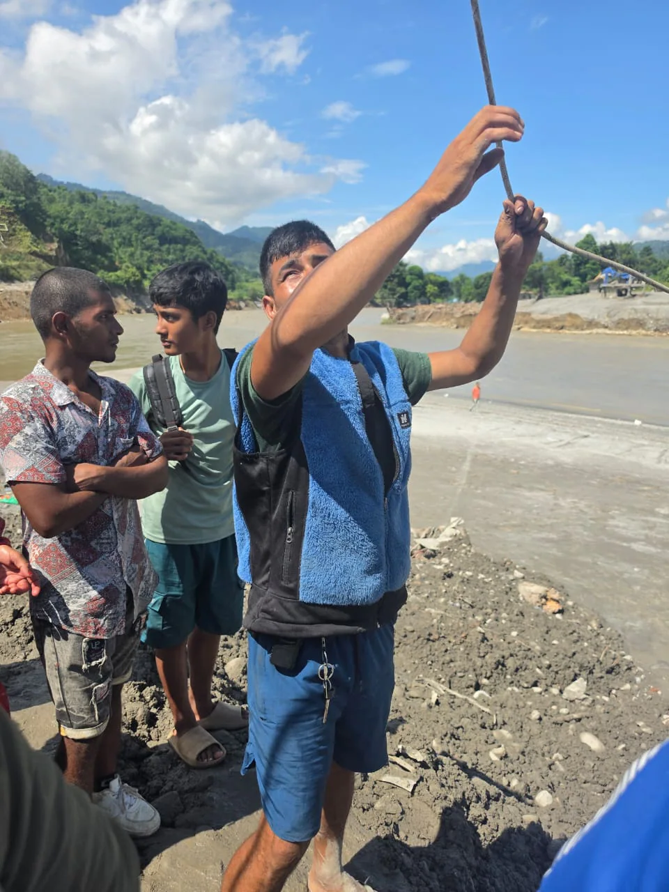 Bridges have been washed away, and their essential duties are now being performed