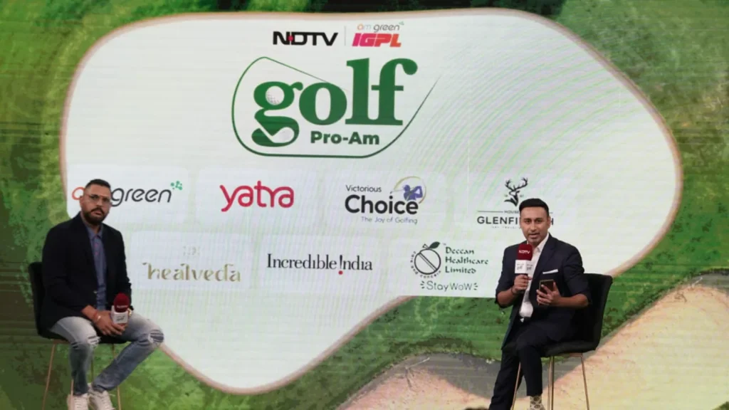 That is exactly how former India all-rounder Yuvraj Singh discovered his love for golf, having