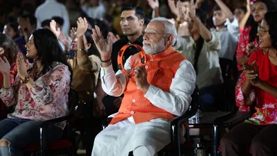 Prime Minister Narendra Modi on Friday evening attended a ‘Bhajan Clubbing’ event at Delhi's