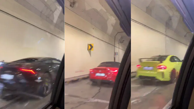 These individuals are accused of operating their supercars at dangerously high speeds within
