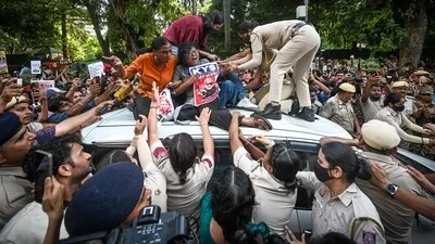 AISA claimed that Bora was picked up by the Delhi Police in a private vehicle
