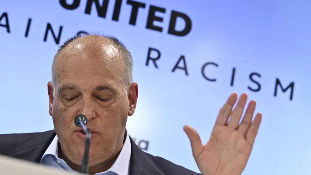Real Madrid has again demanded the resignation of the president of La Liga after he compared