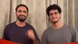 Cockroach Janta Party (CJP) founder Abhijeet Dipke shared a video of party leaders Saurav Das