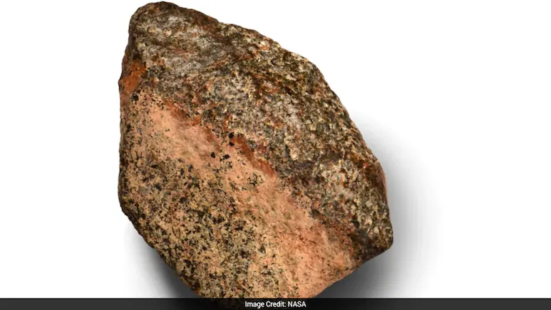 Scientists studied the minerals in the nearly 800-gram rock and found that it is one