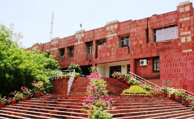 Writings such as 'Free Umar Khalid' and 'Long Live Naxalbari' have gone up on the university's