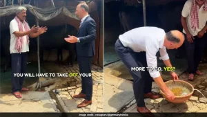 German Diplomat Visits Indian Village, Feeds Animals; Video Goes Viral — "Nice Initiative"