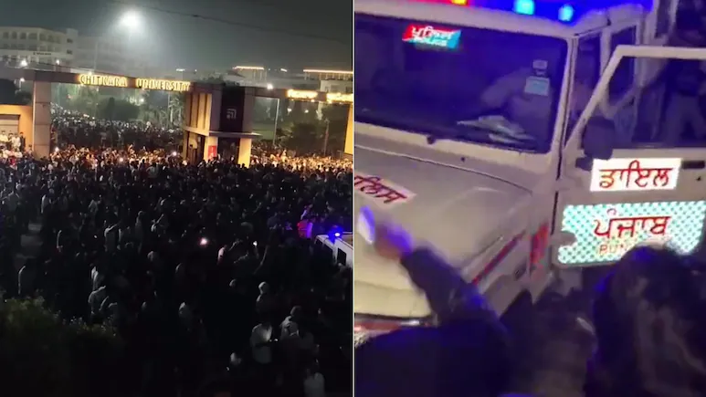 Tensions flared at the university after a video claiming the presence of a 'ghost' on campus
