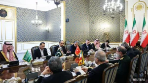 Senior officials from Saudi Arabia, Turkey and Pakistan held talks with Iran in Tehran
