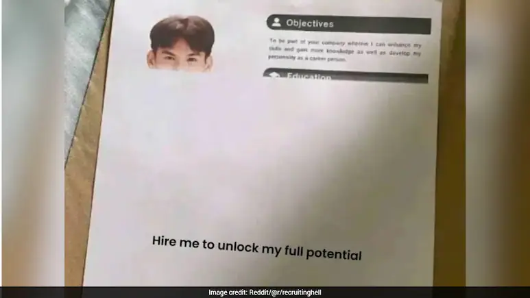 Half-Printed Resume Goes Viral, Sparks Debate — 'Hire Me To Unlock Full Potential'