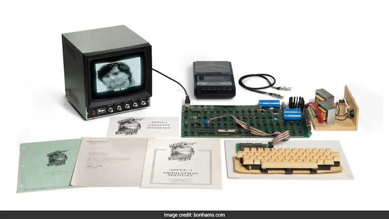 Rare Apple-1 Computer Sells For Rs 10.9 Crore With Steve Jobs Letter, Wozniak Autograph