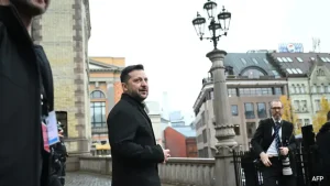 Zelenskiy, speaking to journalists on WhatsApp as he returned to Kyiv from Norway, said he had