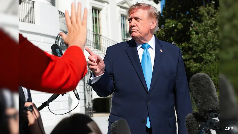 US President Donald Trump on Monday at the White House told reporters that the United States