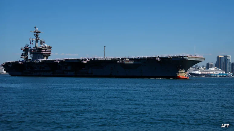 USS Lincoln Aircraft Carrier Back In Home Port After Troubled Gulf Deployment