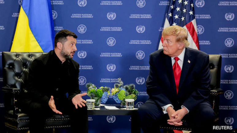 US President Donald Trump on Monday said he thought someone other than Ukrainian President