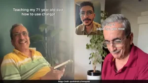Entrepreneur Ayush Shukla introduced his father to ChatGPT and shared a video