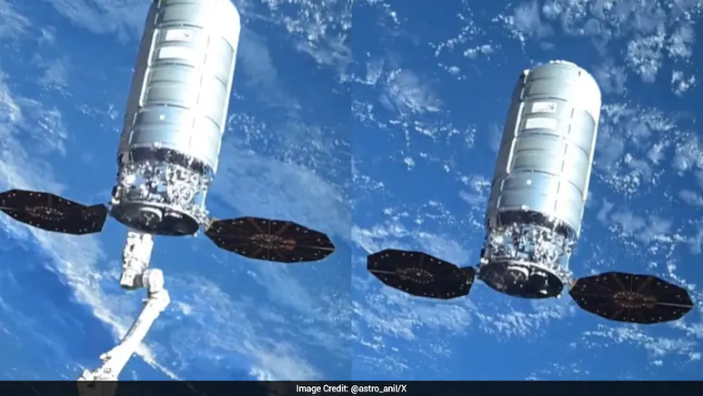 Astronaut Anil Menon recently shared a video on X showing the departure of Cygnus, captured