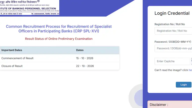 The Institute of Banking Personnel Selection (IBPS) has released the results