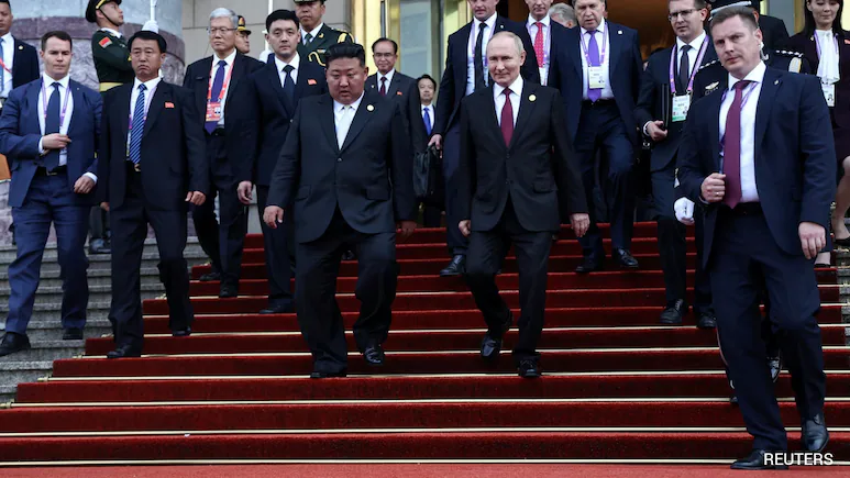 North Korean leader Kim Jong Un pledged his "invariable support" for Russia in a birthday