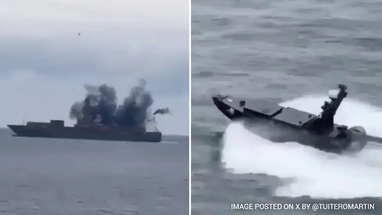 On Camera, 'Mystery' Drone Attacks Greek Container Ship In Black Sea