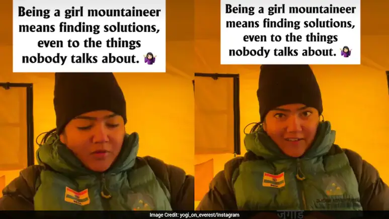 Mountaineer Opens Up About Facing Her Period At 16,000 Feet With No Sanitary Pads