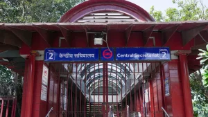 Metro stations across Central Delhi, Hauz Khas, Kashmere Gate, Maujpur-Babarpur and Rithala are