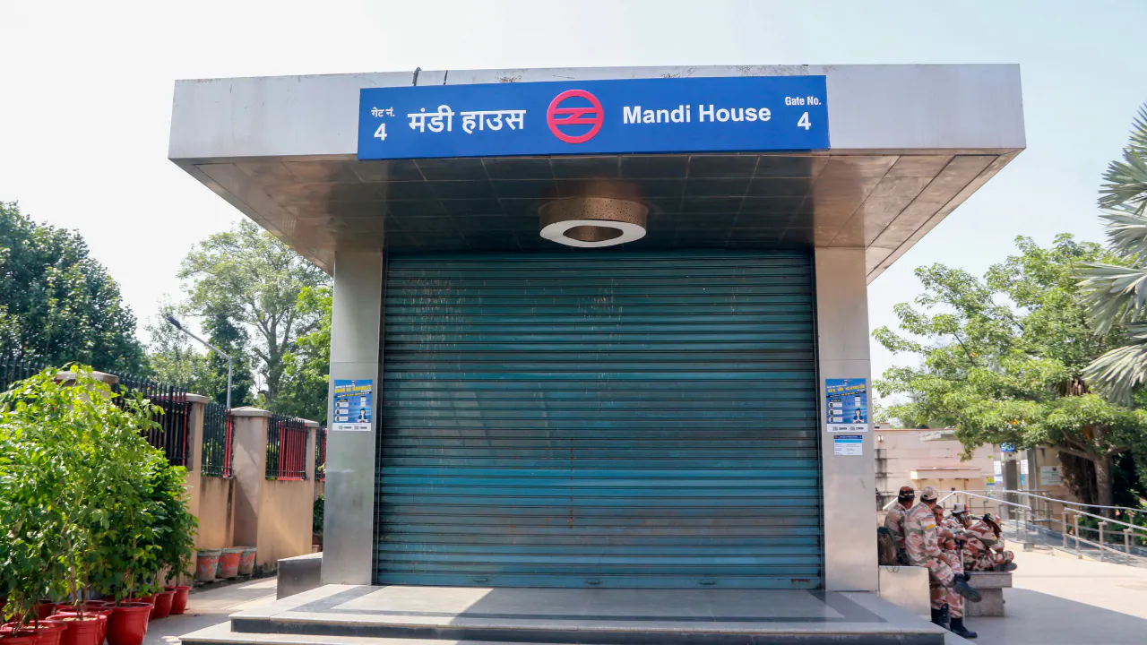 Metro stations across Central Delhi, Hauz Khas, Kashmere Gate, Maujpur-Babarpur and Rithala are