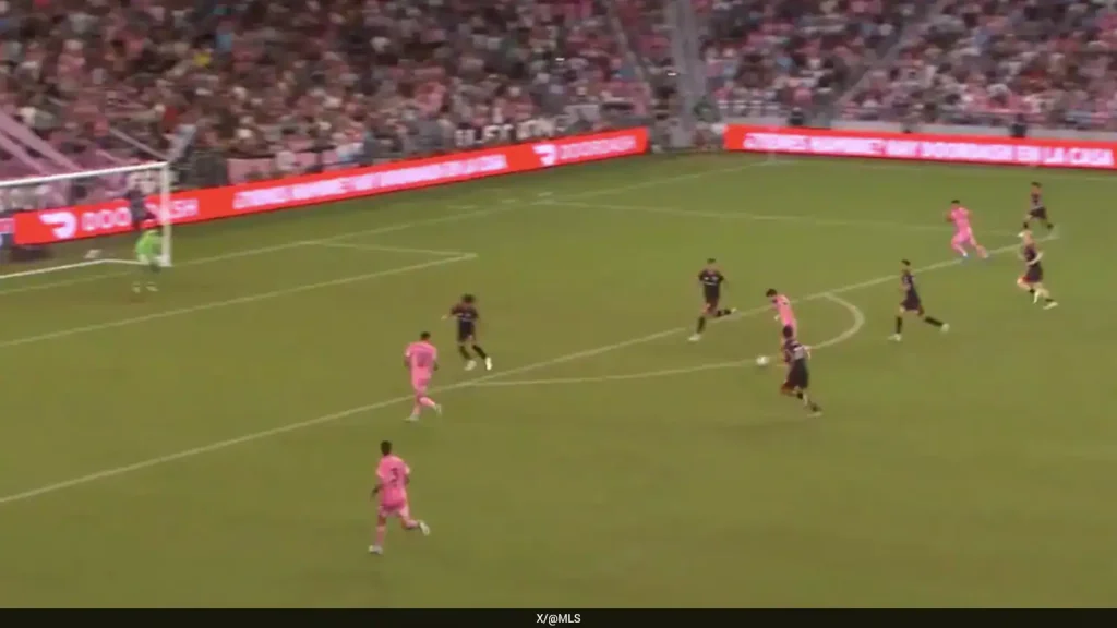 Lionel Messi scored two goals to give him a league-leading 23 this season, and Inter Miami beat