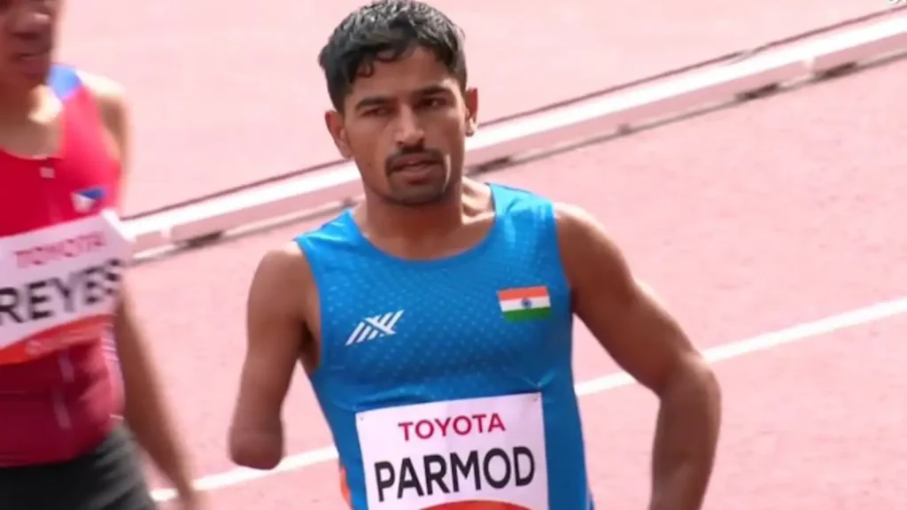 Parmod Bijarnia Bags Silver In Men's 1500m T46 At Asian Para Games