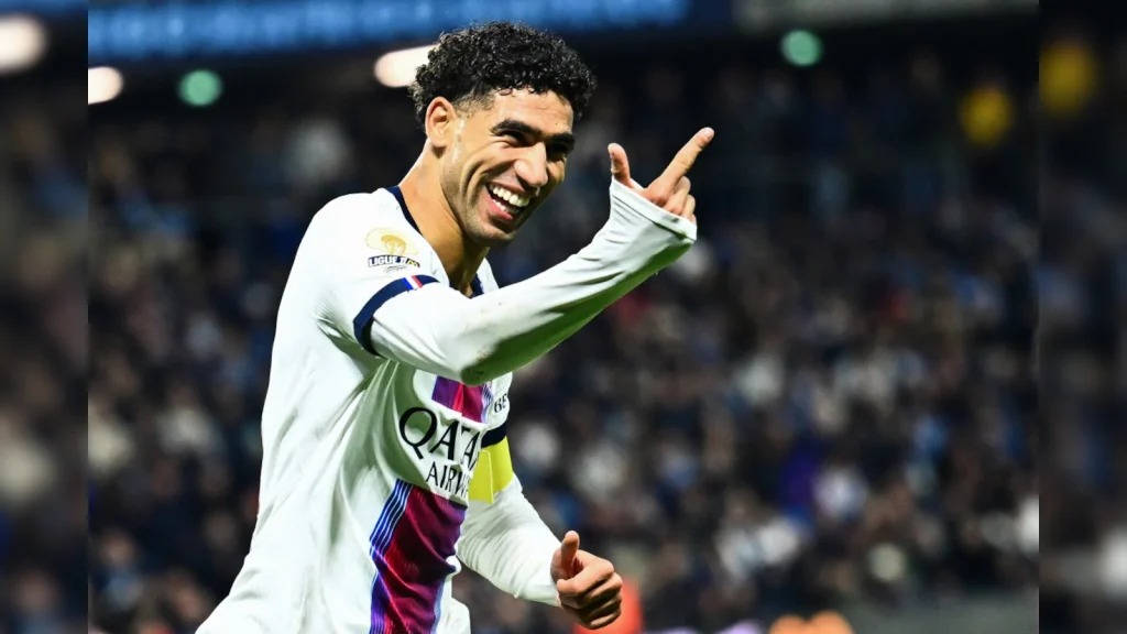 Achraf Hakimi starred with a superb hat-trick as a heavily rotated Paris Saint-Germain thrashed