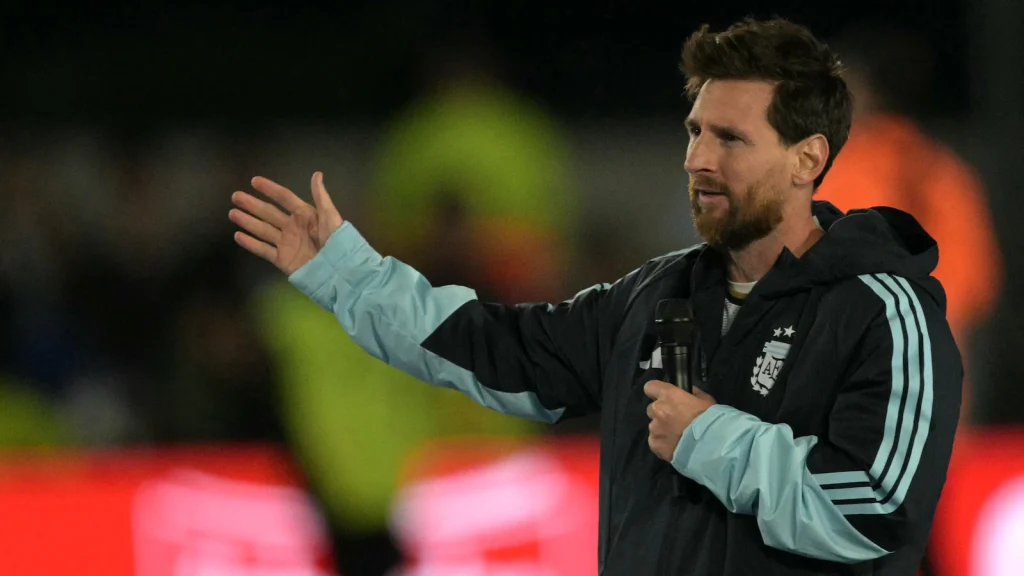 Lionel Messi , arguably the greatest footballer of all time, hung up his boots in international