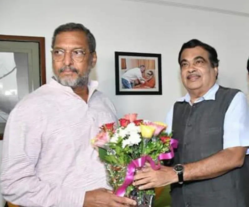 Union Minister Nitin Gadkari has mourned the death of veteran actor and filmmaker Nana Patekar