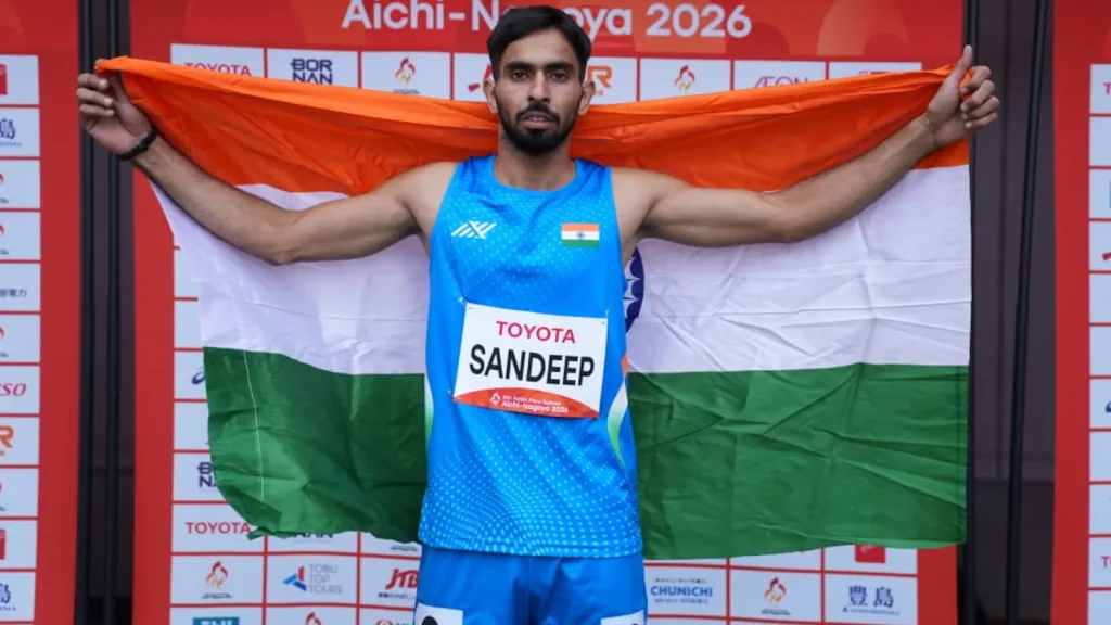 India's Sandeep and Haney won gold medals with world record performances in the men's 400m T64