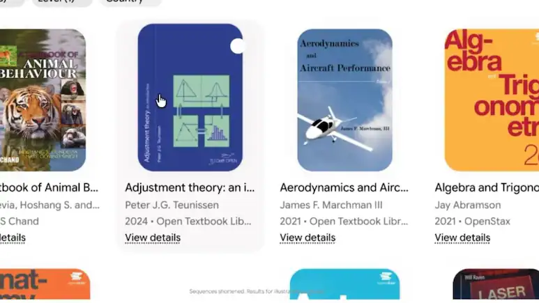 Google has announced that students can now access course materials and textbooks directly