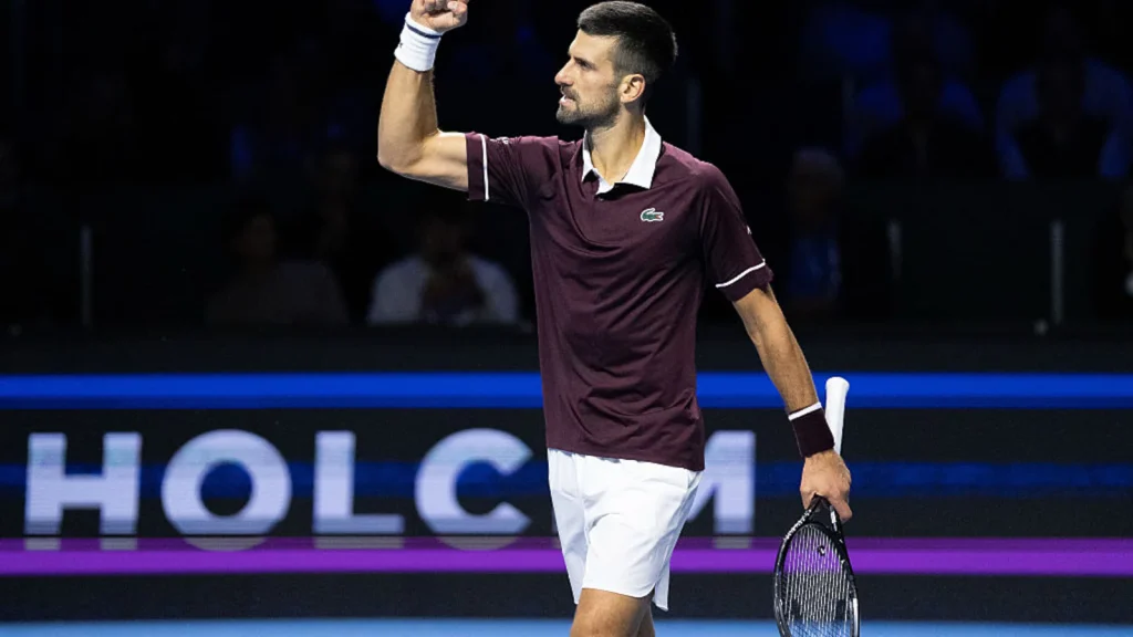Novak Djokovic dug deep to overcome Ugo Humbert in three sets in his opening match in Basel