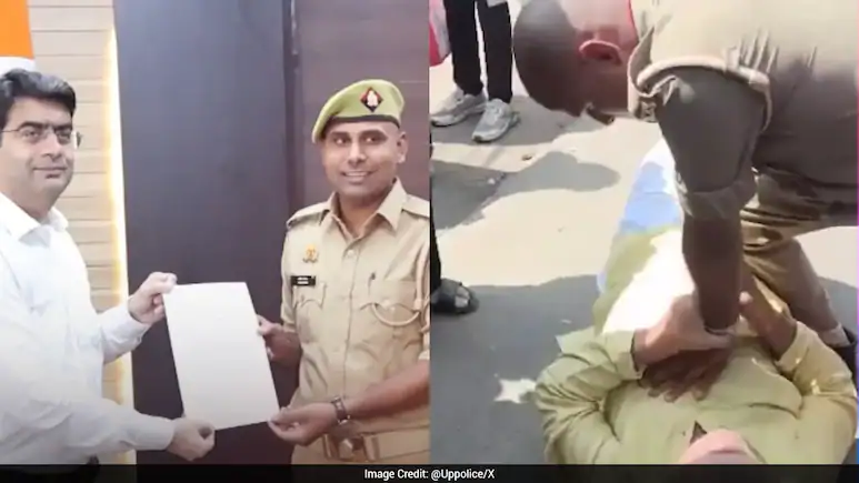 Uttar Pradesh Police Constable Saves Elderly Man's Life With CPR In Lucknow