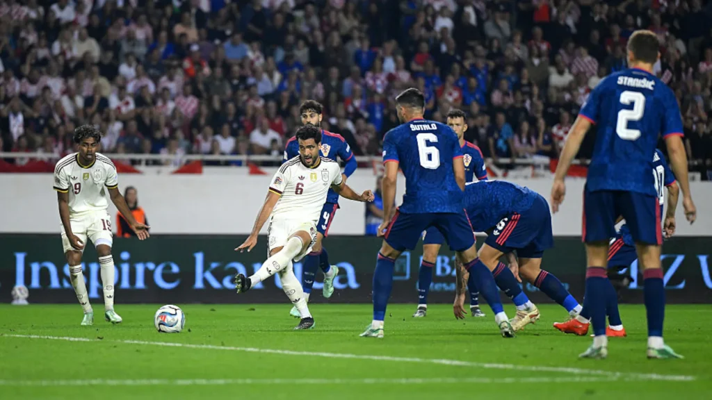 Spain fought back against Croatia to victory 2-1 in Split on Tuesday and remain perfect