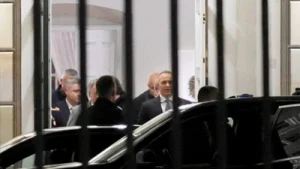 Polish President Karol Nawrocki returned to Poland on Friday, following the suspension