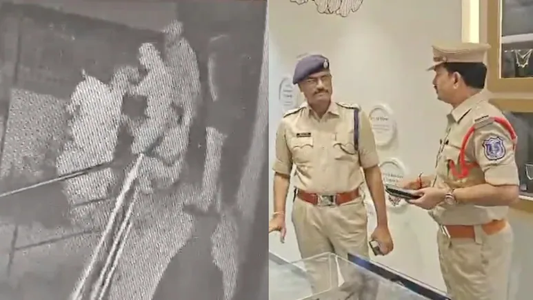On Camera, 6 Thieves Guard CaratLane Hyderabad Store While One Steals Inside