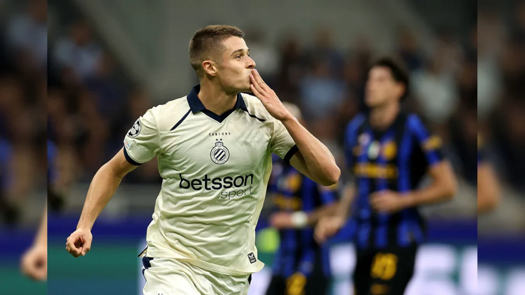 Club Brugge and their young forward Nicolo Tresoldi shocked Inter Milan 4-3 in the Champions