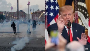 Major protests gripped France on Saturday, with police clashing with demonstrators as