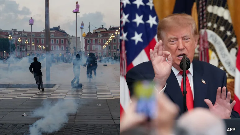 Major protests gripped France on Saturday, with police clashing with demonstrators as