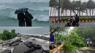 Meanwhile, in Chennai, giant sea waves surged onto roads and into residential areas in Ennore