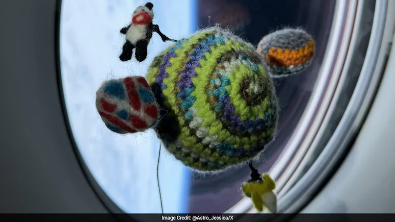Because it reminded him of an old Soviet space movie, astronaut Andrey Fedyaev chose a symbol