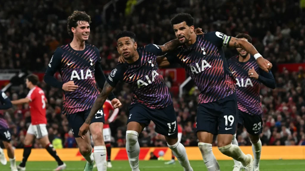 But Solanke came to Tottenham's rescue in the final moments when he evaded United defender