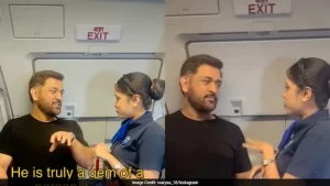 Flight attendant Aishwarya Singh experienced this when she met former India cricket team