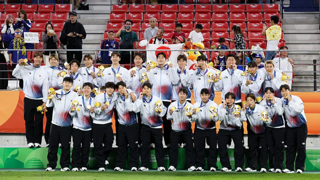 South Korea's Asian Games football captain called it "disappointing" after the country's flag